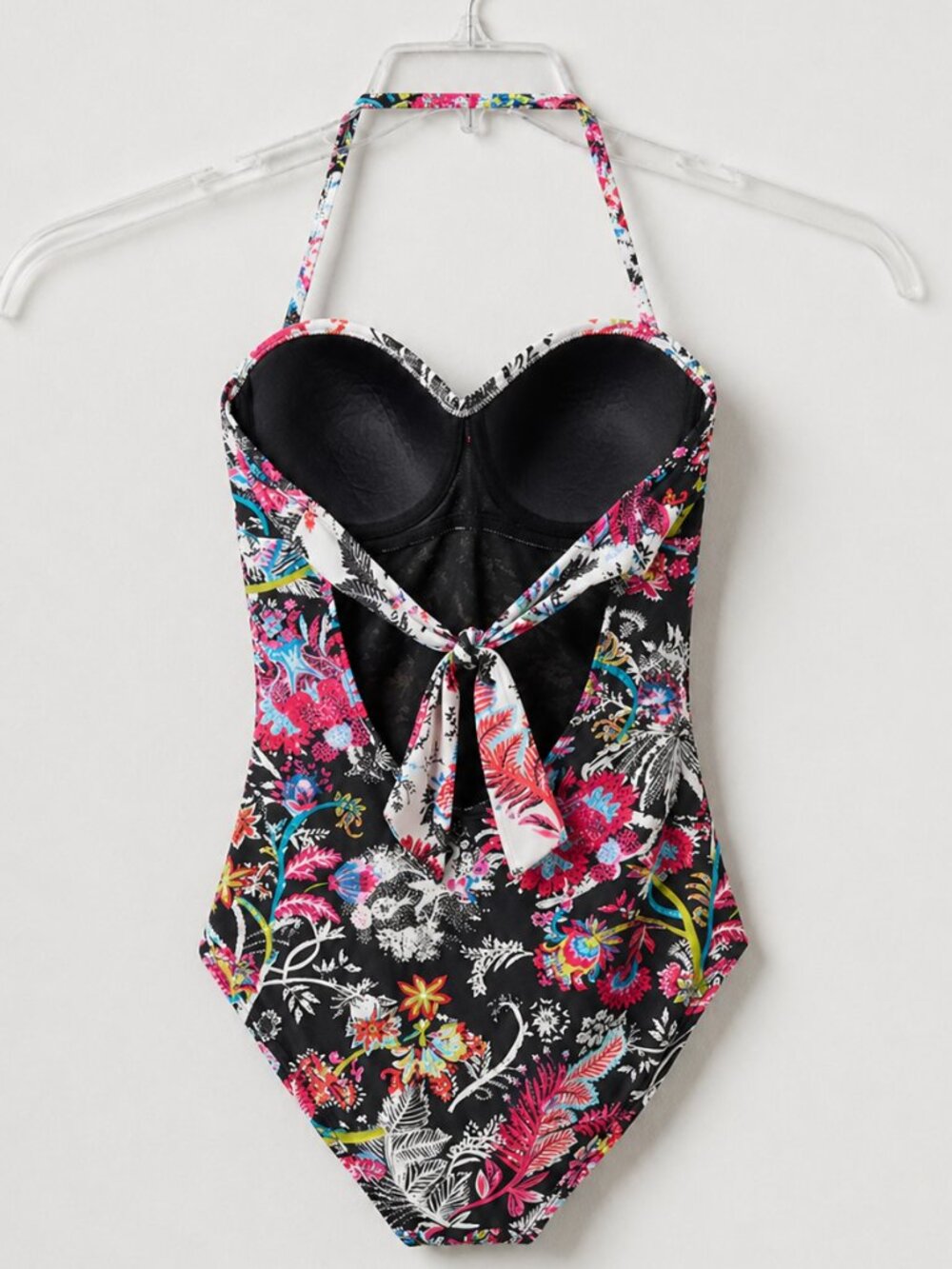Tommy Bahama Pearl Ocean Garden Shirred One Piece Swimsuit Size 4 Tummy Control - Picture 3 of 5